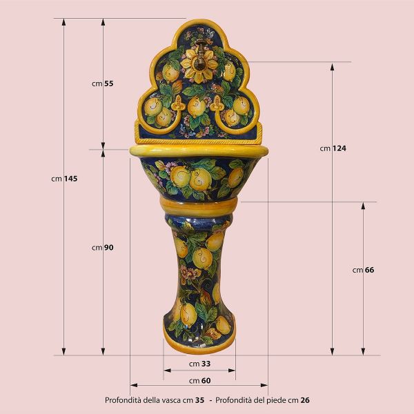 WALL FOUNTAIN, 3 PCS.